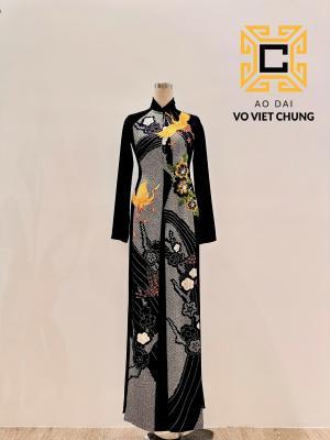 Áo dài Chirimen 006