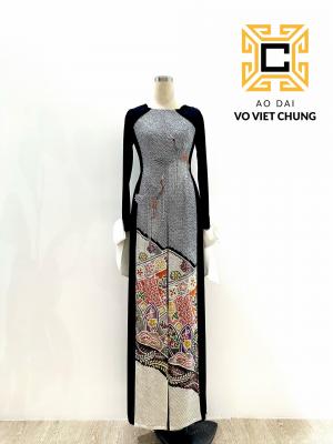 Áo dài Chirimen 007