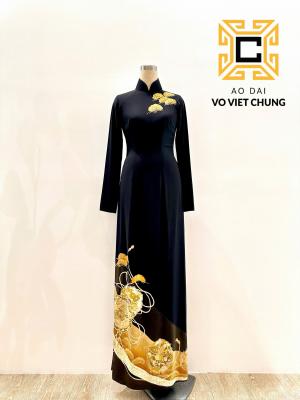 Áo dài Chirimen 010