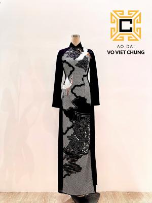 Áo dài Chirimen 012