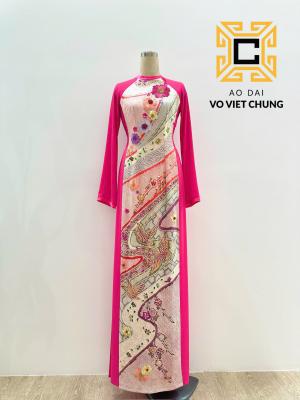 Áo dài Chirimen 013