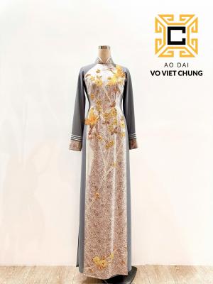 Áo dài Chirimen 016