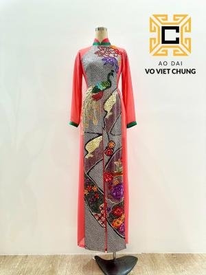 Áo dài Chirimen 019