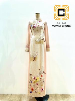 Áo dài Chirimen 021