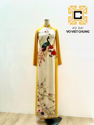 Áo dài Chirimen 022