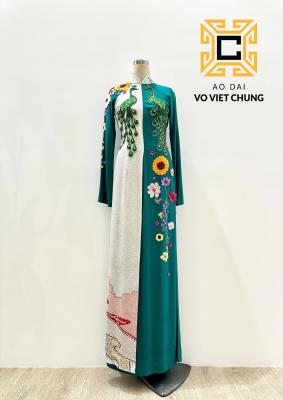 Áo dài Chirimen 024