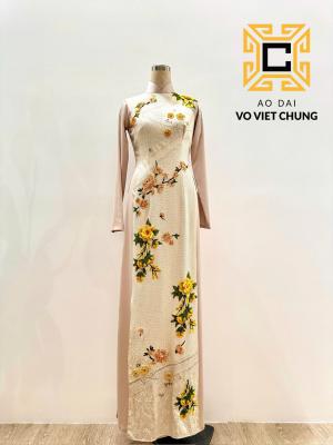 Áo dài Chirimen 026