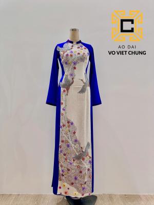 Áo dài Chirimen 027