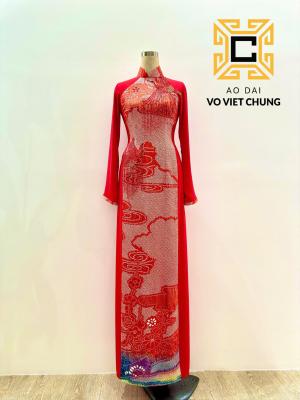 Áo dài Chirimen 029