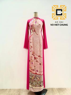 Áo dài Chirimen 030