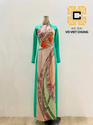Áo dài Chirimen 032