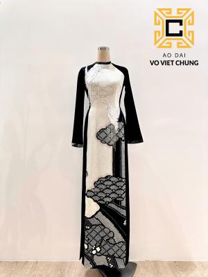 Áo dài Chirimen 038