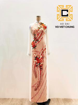 Áo dài Chirimen 040