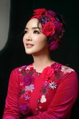 Áo dài nhung - Mẫu 01Áo dài nhung 02